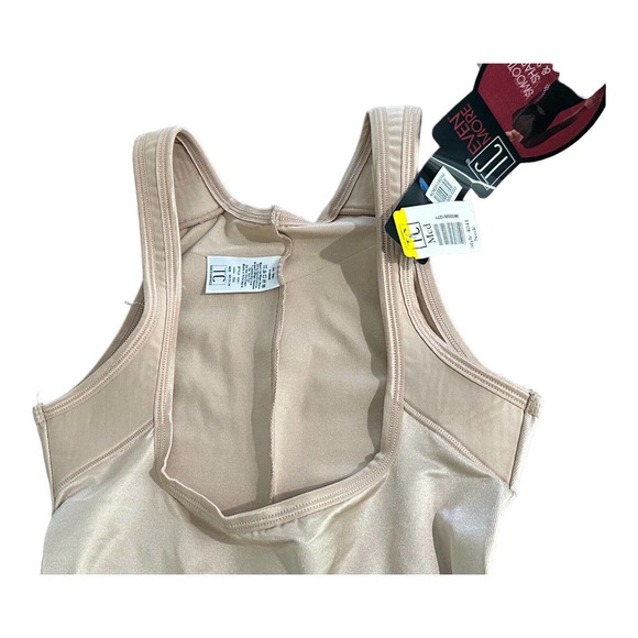 TC Fine Extra Firm Full Tummy Control Open-Bust Thigh Length Bodysuit M - Picture 5 of 16